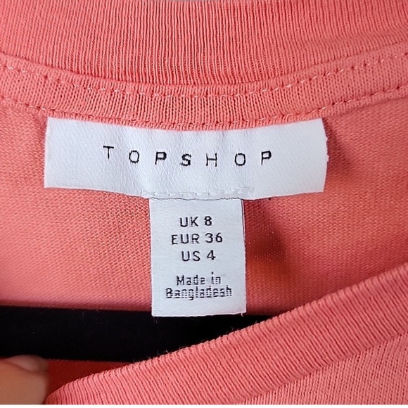 Topshop Raglan Crop Tee - Picture 6 of 6